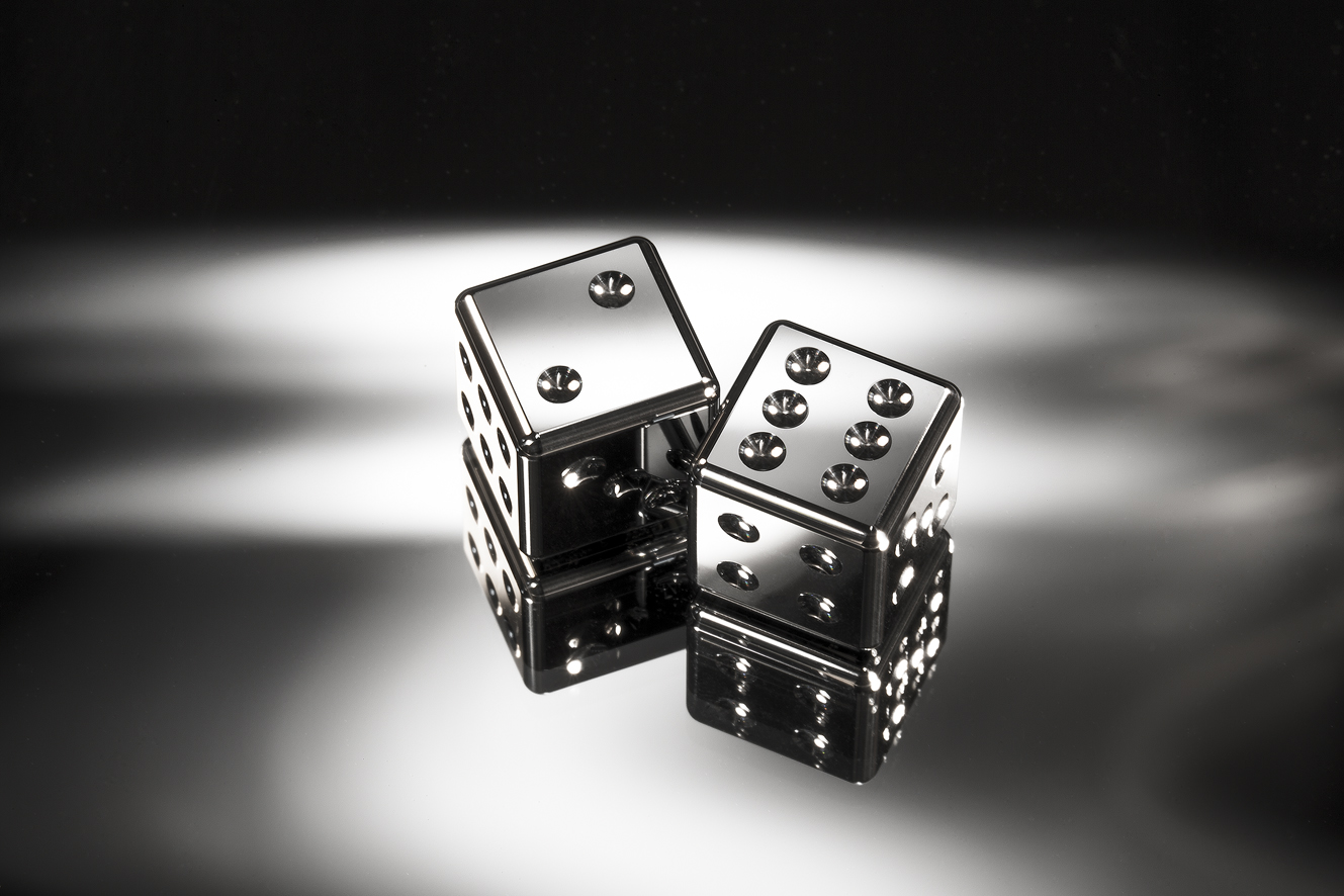 Dice in cemented carbide