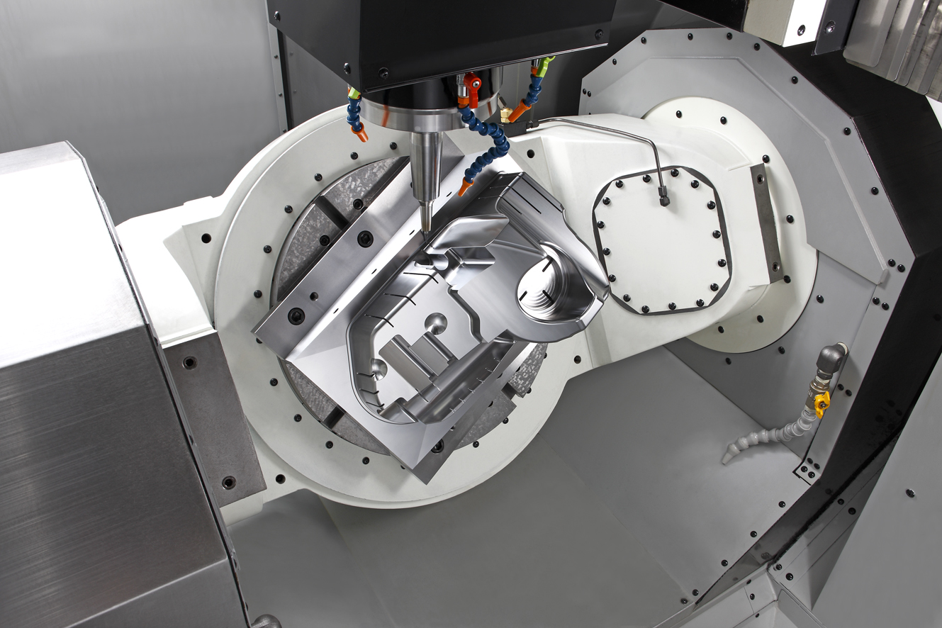 Direct-drive motors on the rotary axes