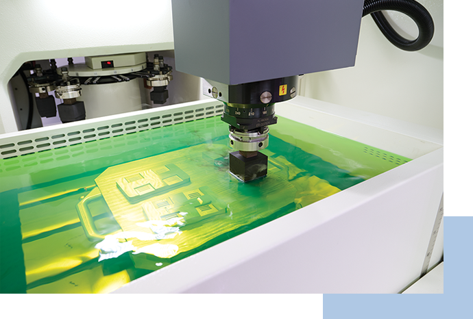 Uniform surface finish